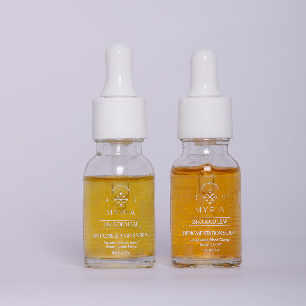 Myria 24K Pure Anti acne Serum + Depigmentation serum