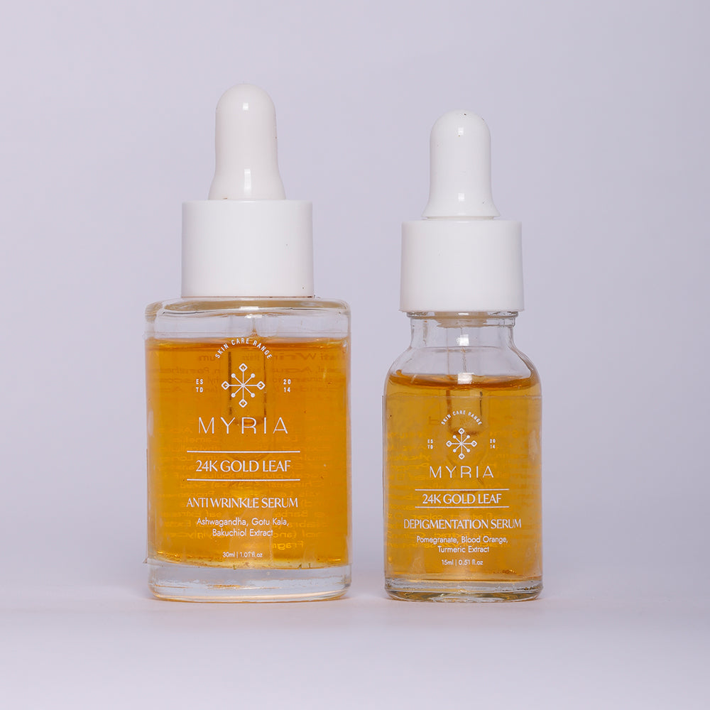 Myria 24K Pure Anti Wrinkle Serum + Depigmentation Serum