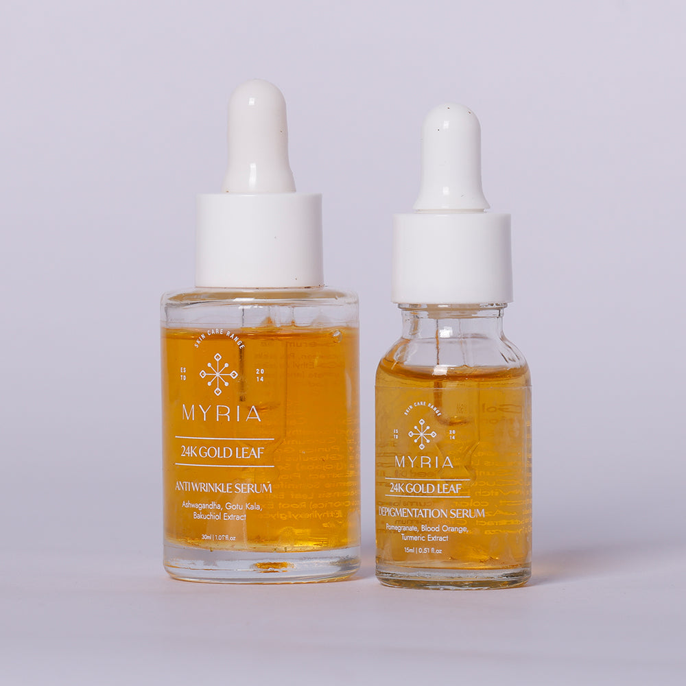 Myria 24K Pure Anti Wrinkle Serum + Depigmentation Serum