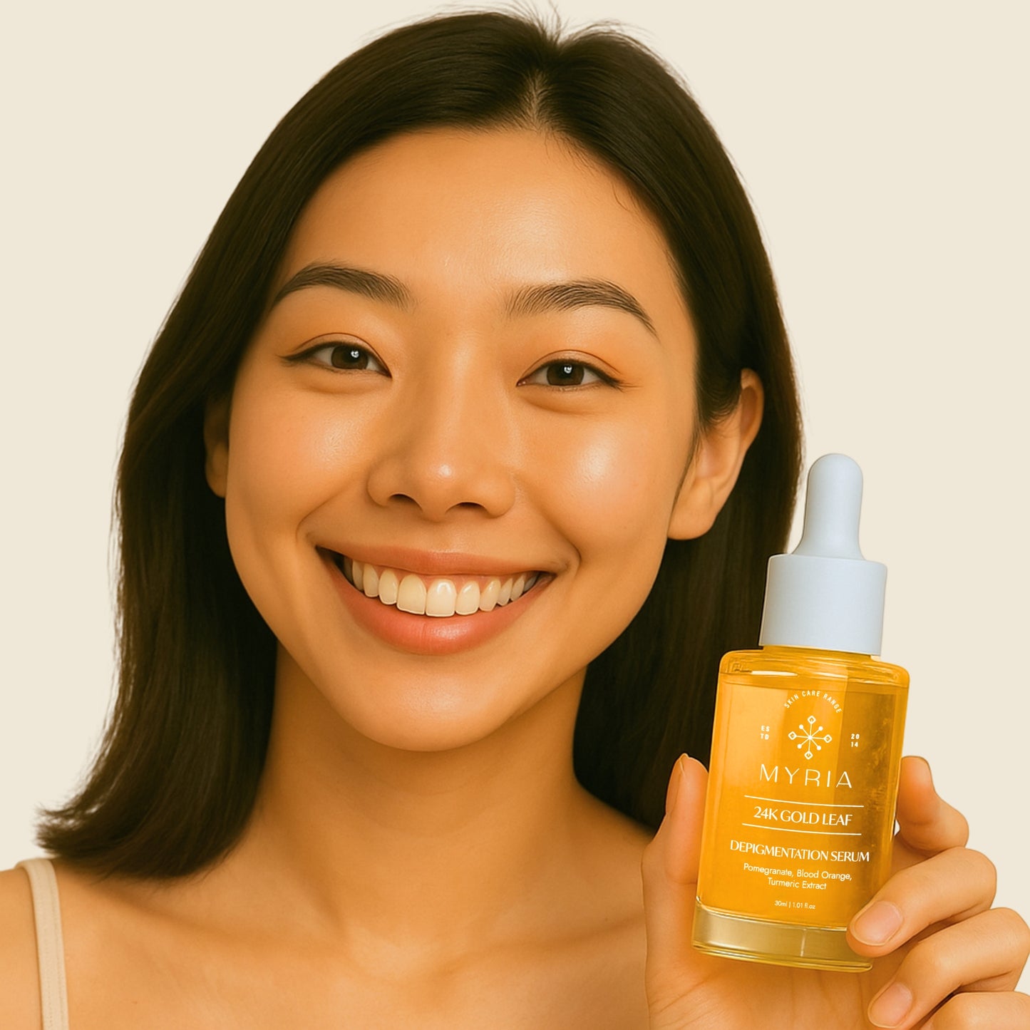 Myria 24K Pure Gold Leaf Depigmentation Serum