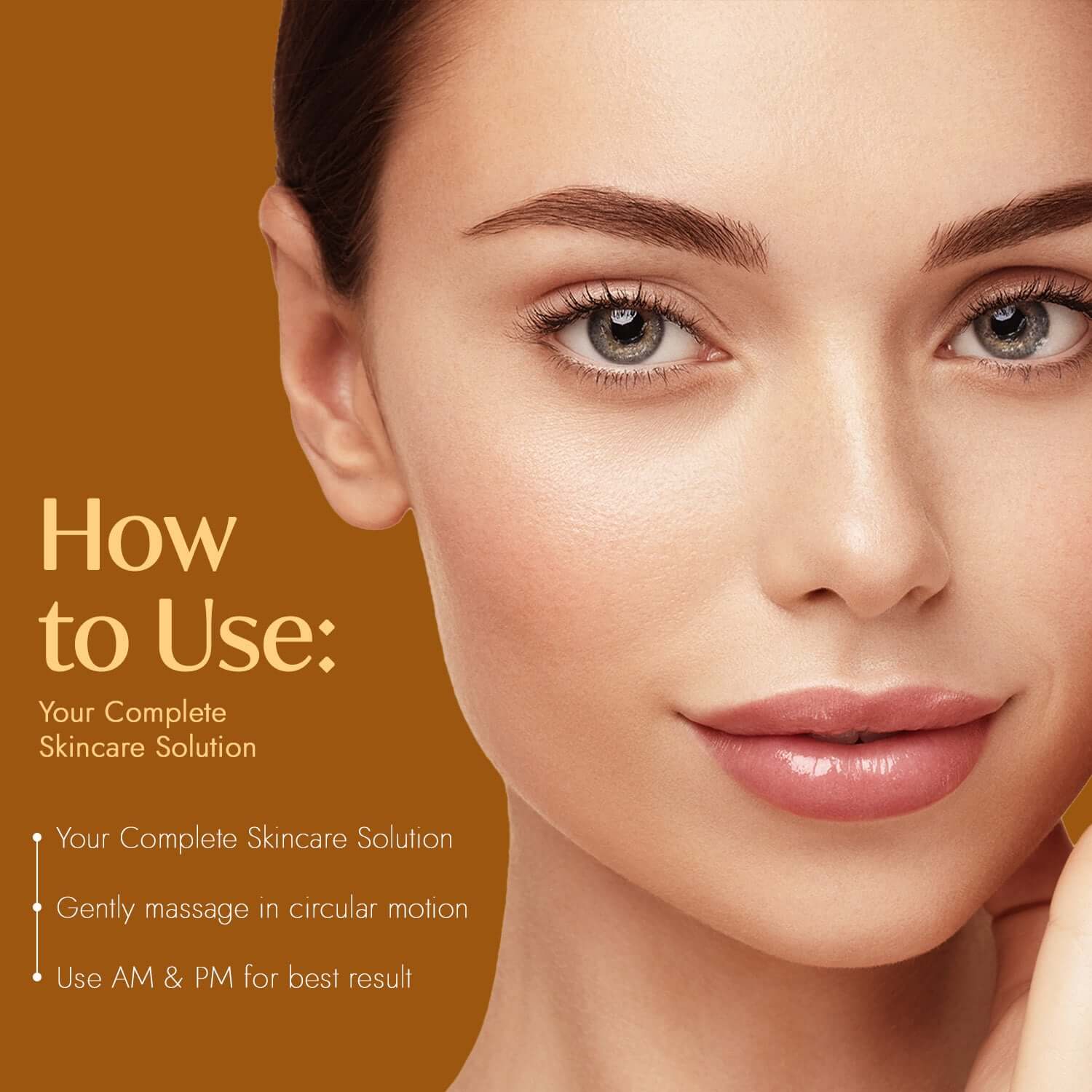 An infographic for 24K Gold Leaf Depigmentation Serum.