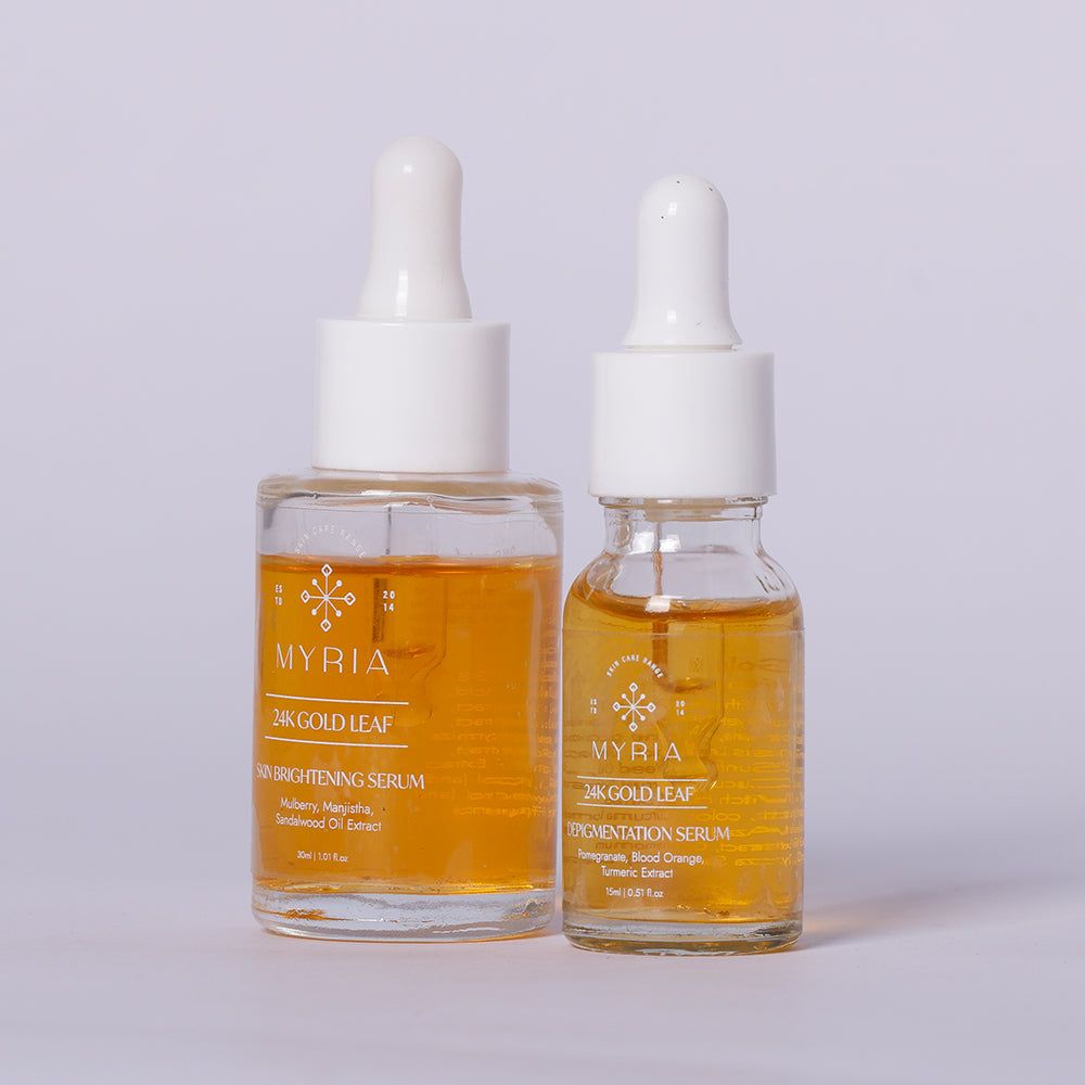 Myria 24K Pure Skin Brightening Serum + Depigmentation Serum