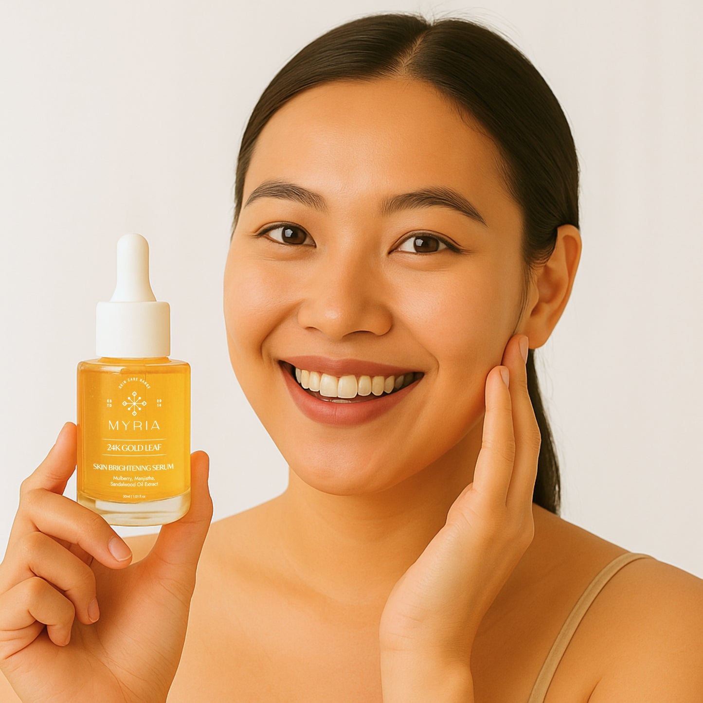 Myria 24k Pure Gold Leaf Skin Brightening Serum