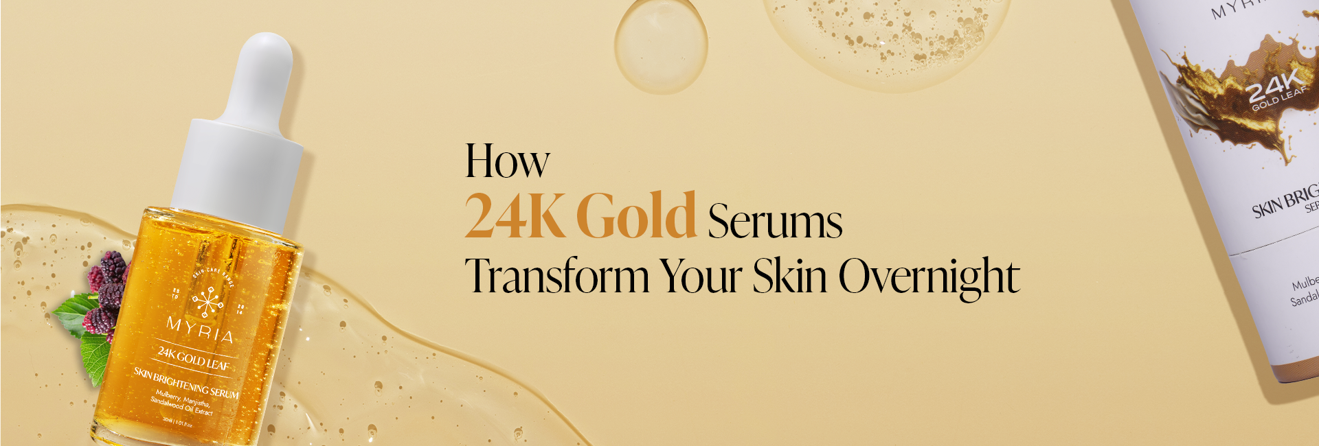 Golden Hour: How 24K Gold Serums Transform Your Skin Overnight