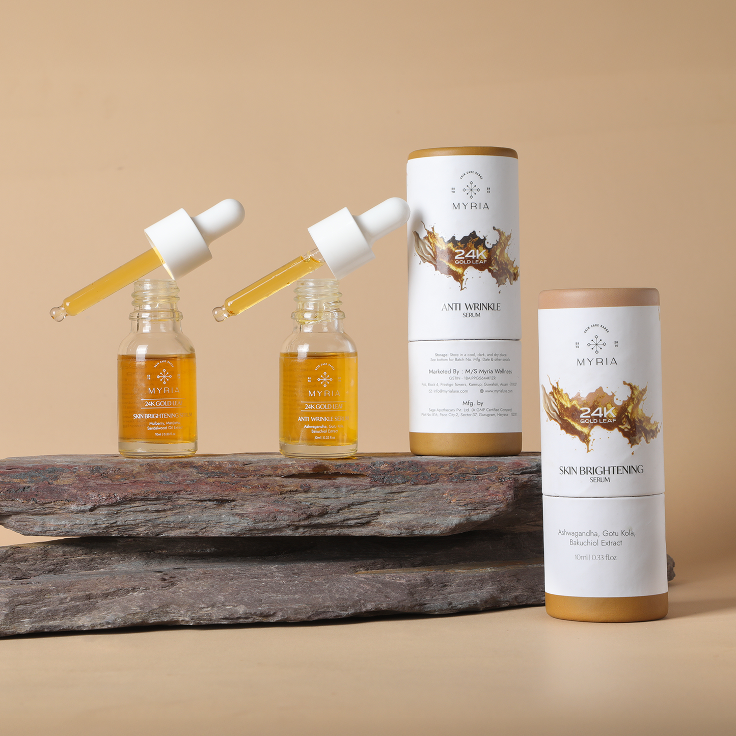 ⁠Myria 24K Pure Gold Mini-Tester