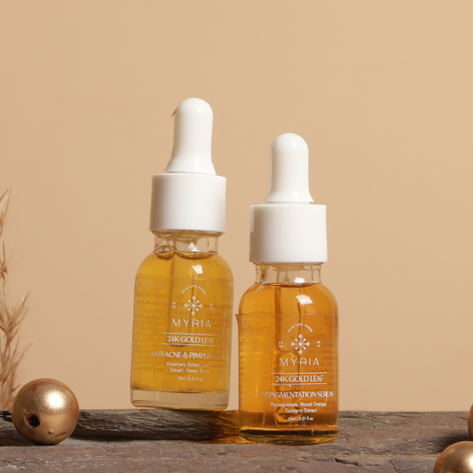 Myria 24K Pure Anti acne Serum + Depigmentation serum